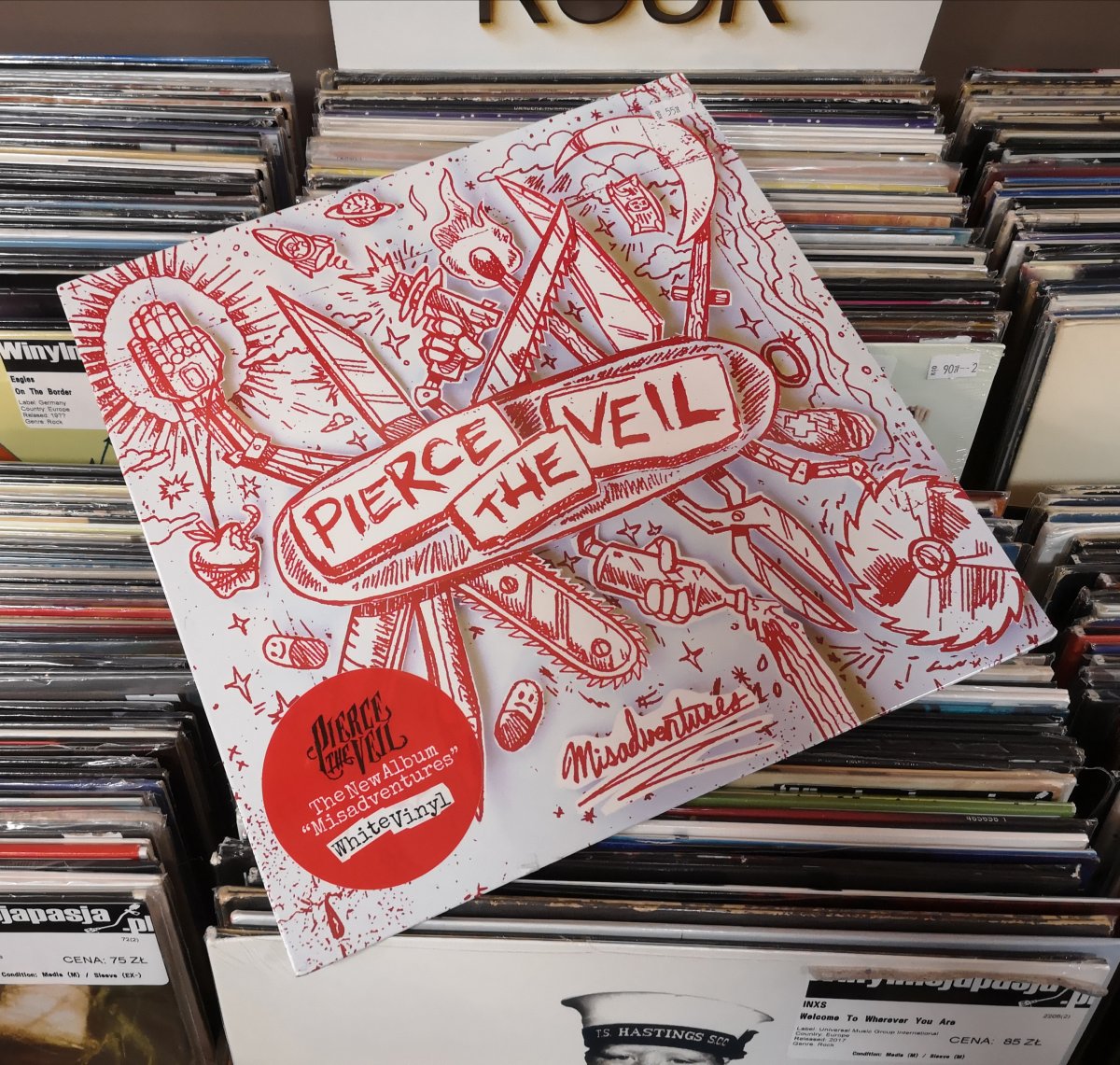 Pierce The Veil Misadventures Red Limited Edition 2016r Eu Kraków 