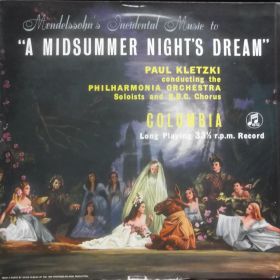 Felix Mendelssohn-Bartholdy - A Midsummer Night's Dream MONO